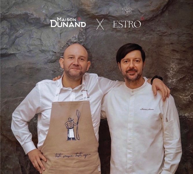 Chef collaboration Dunand and Estro