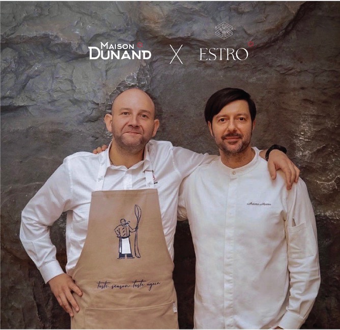 Chef collaboration Dunand and Estro